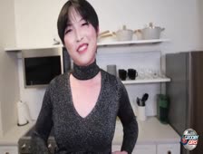 Kira Katherine Hot Ass Sexy Tgirl Kitchen Tease